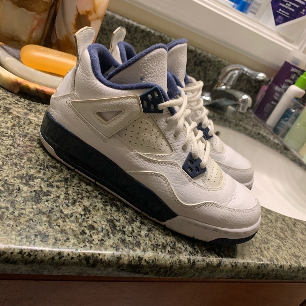 Retro Jordan 4s 2015 Colombian/legend blues